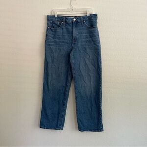 Madewell Wide-Leg Jeans in Medium Blue